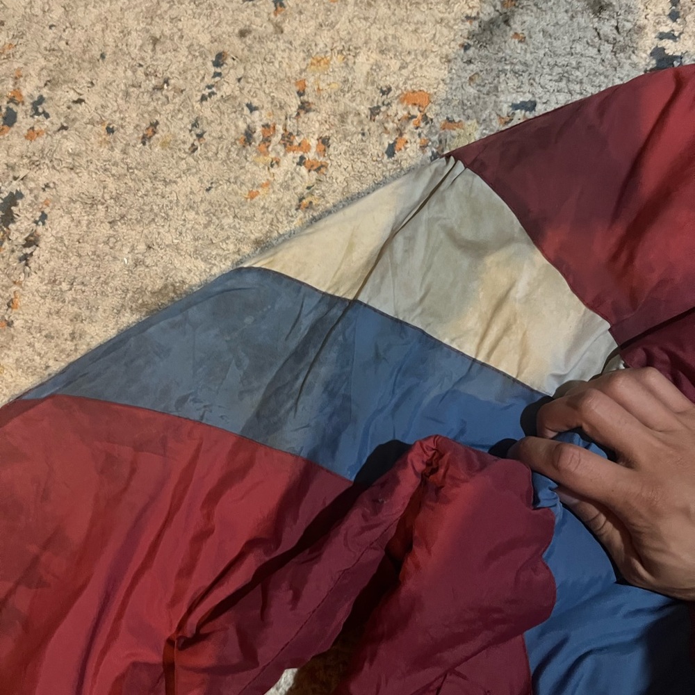 Vintage Chalkline Colorado Avalanche Burgundy and Light Blue Puffer Jacket - Picture 2 of 6
